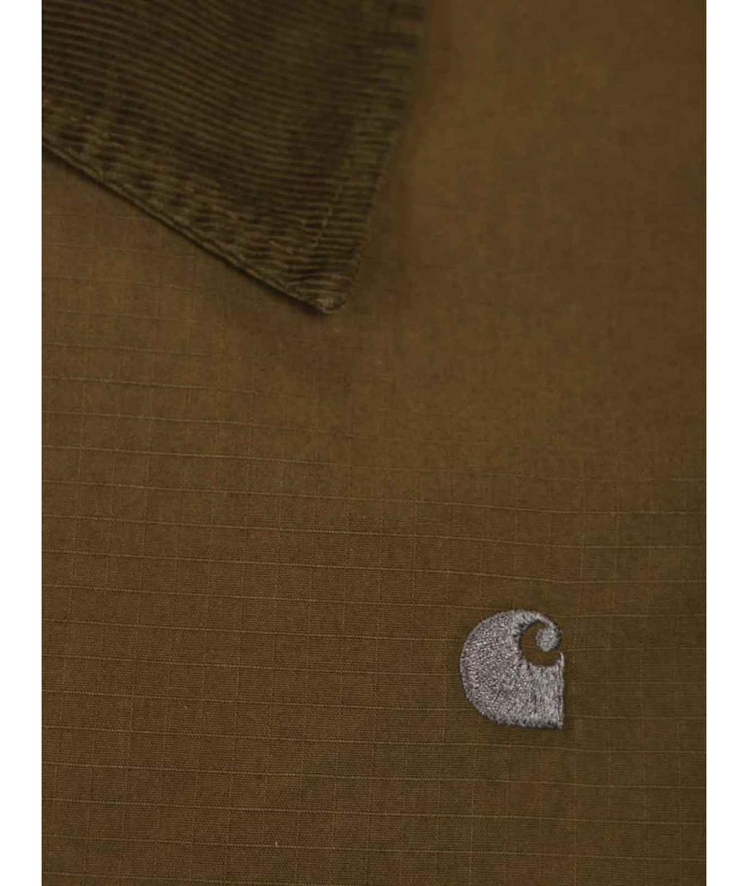 CARHARTT Коричневая хлопковая куртка, фото 4