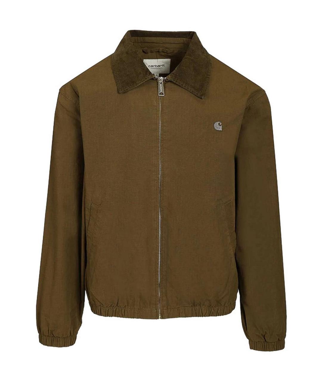 CARHARTT Коричневая хлопковая куртка, фото 1