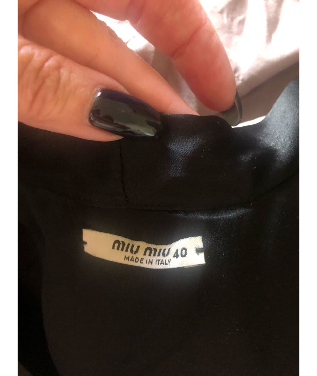 MIU MIU Черное шелковое коктейльное платье, фото 4