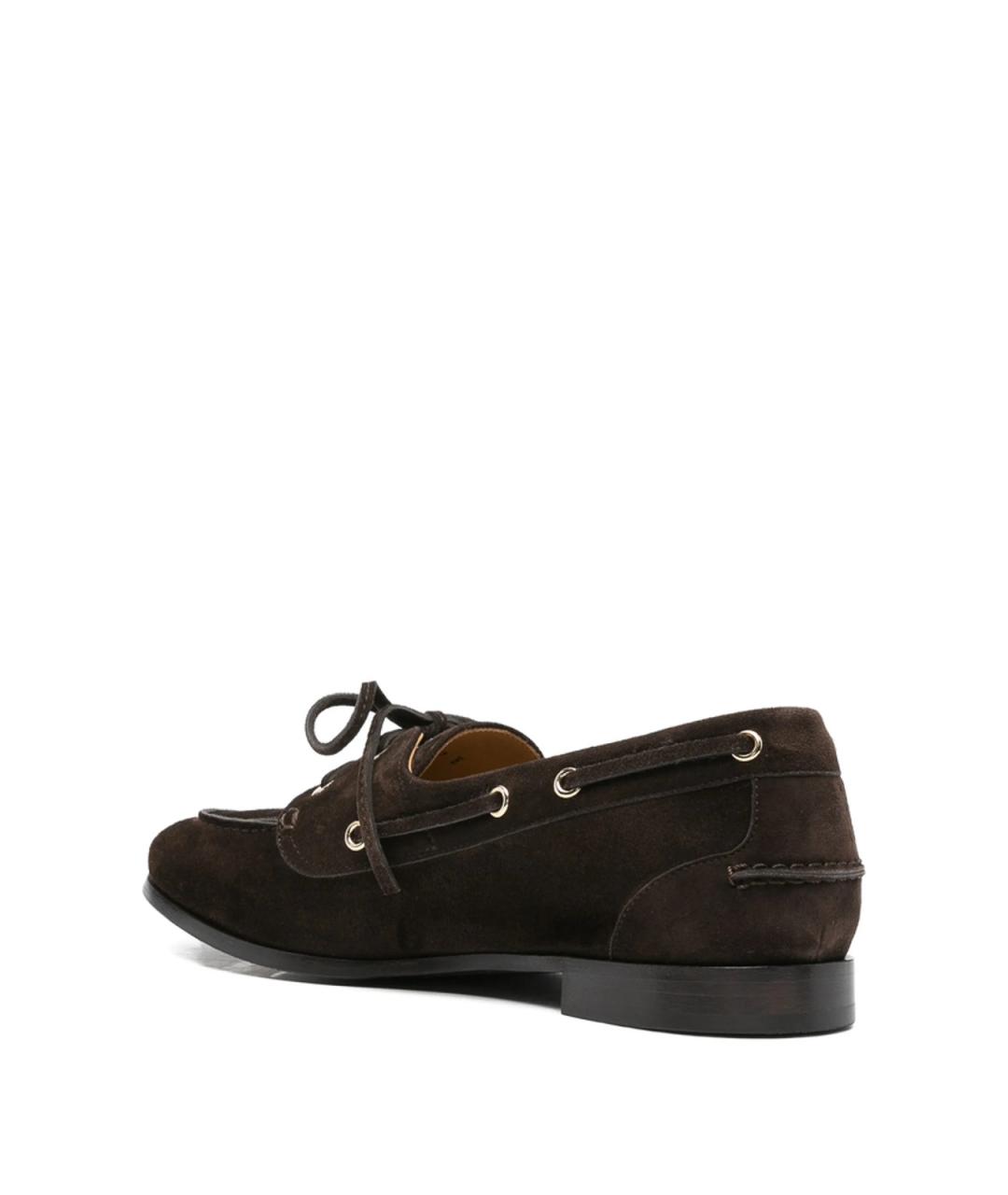 BALLY Коричневые резиновые лоферы, фото 2