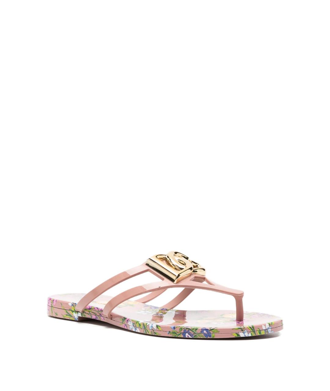 DOLCE&GABBANA Мульти резиновые сандалии, фото 3