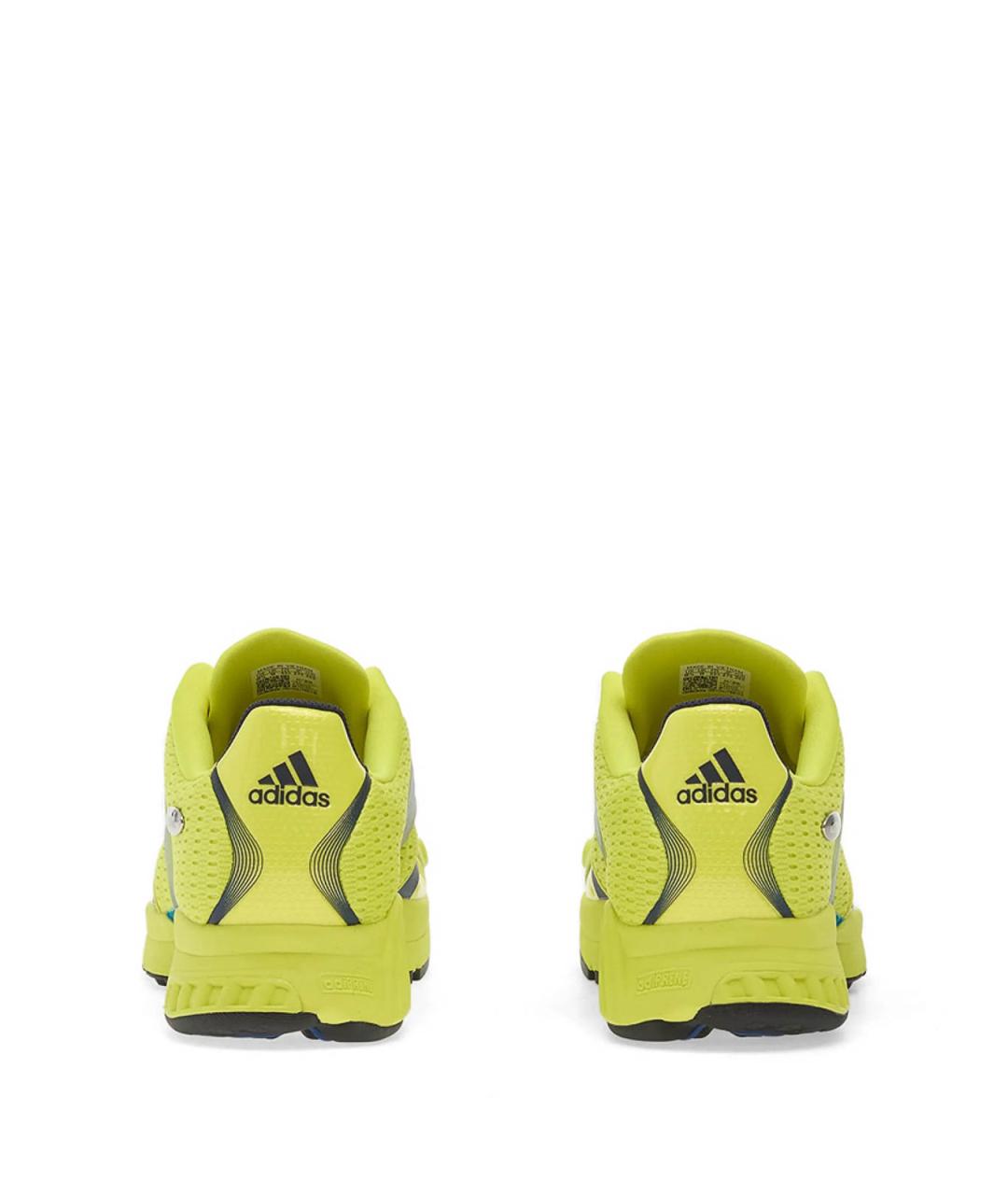 ADIDAS Желтые текстильные низкие кроссовки / кеды, фото 2
