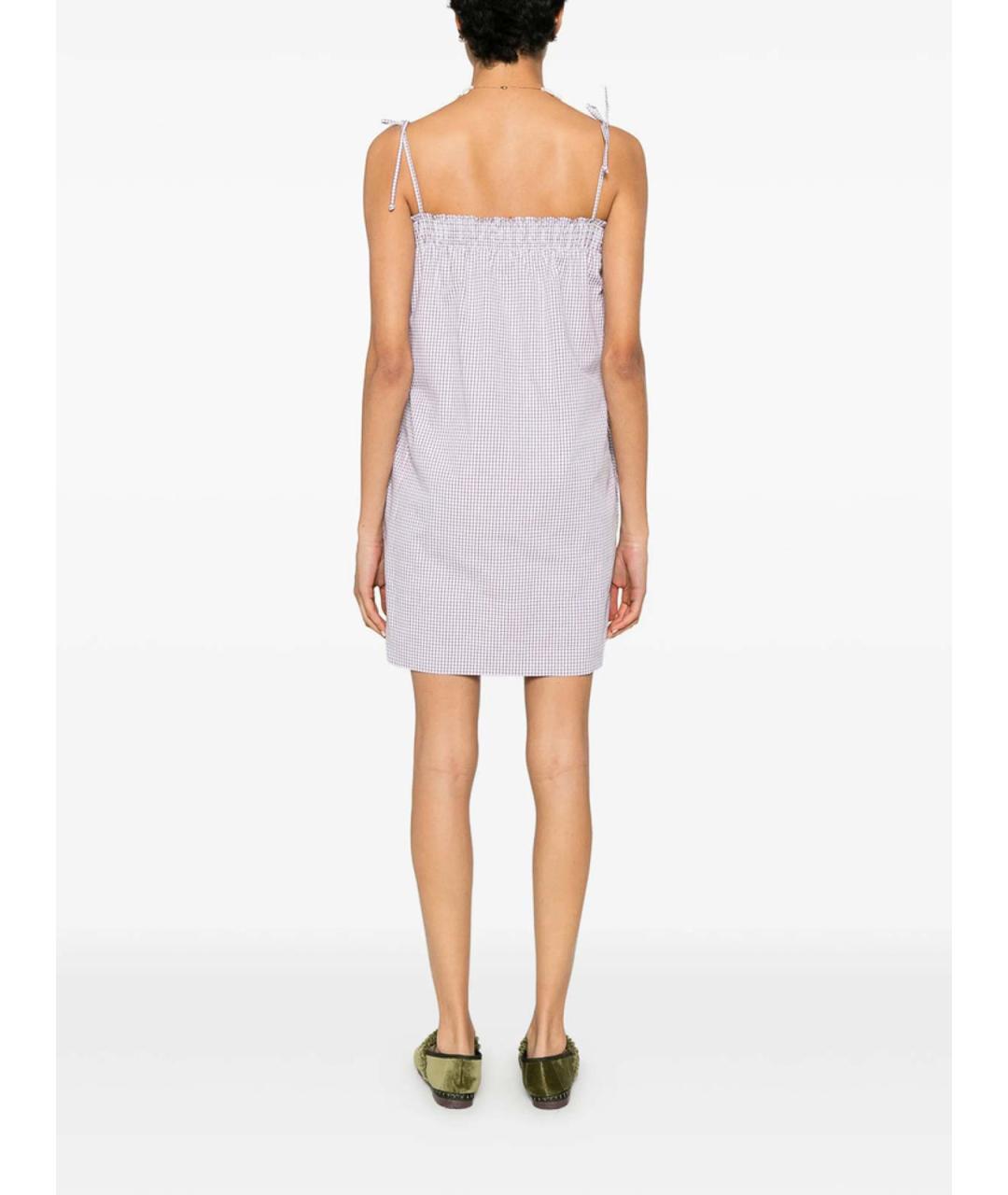 A.P.C. Коричневое хлопковое повседневное платье, фото 3