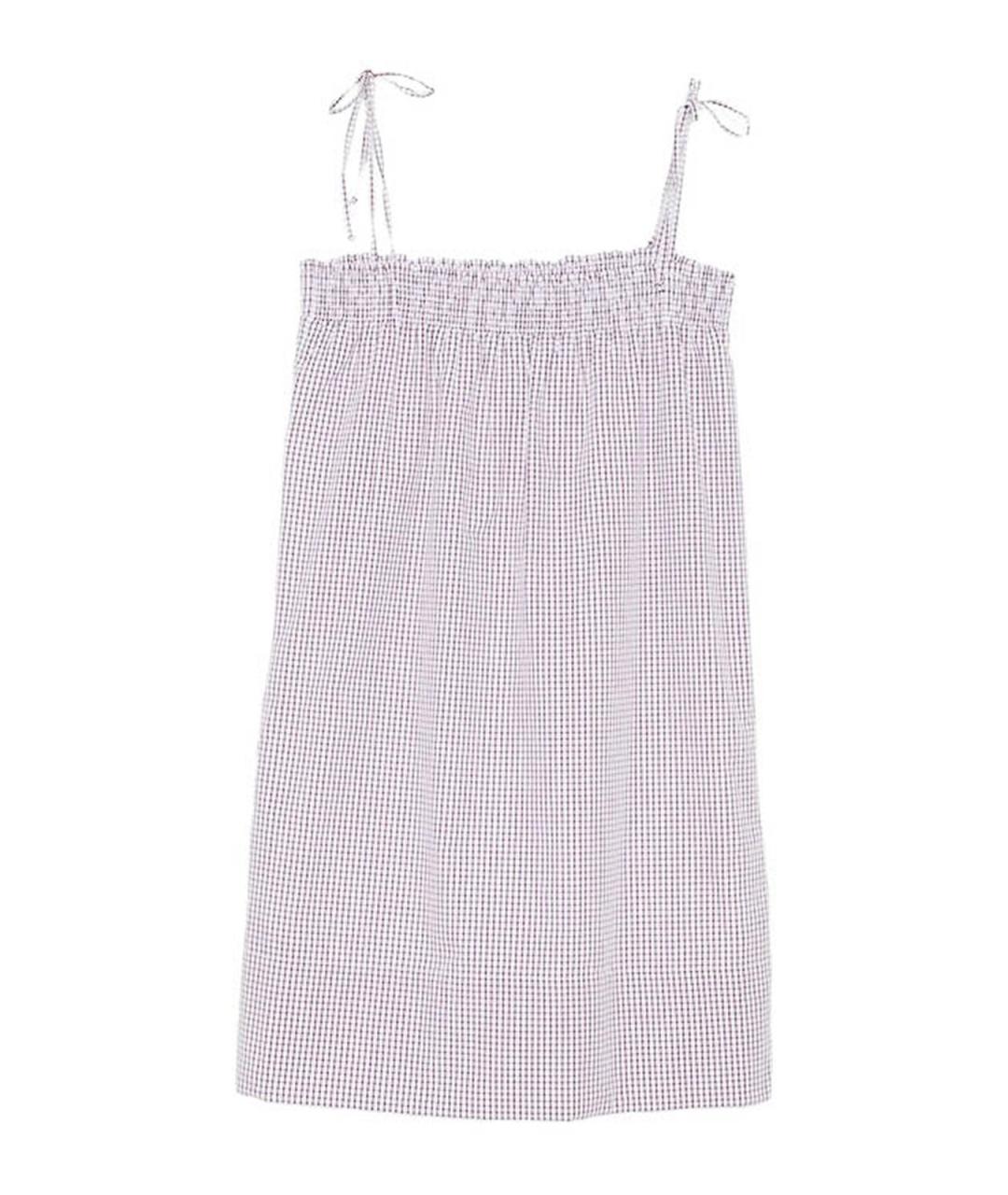 A.P.C. Коричневое хлопковое повседневное платье, фото 1