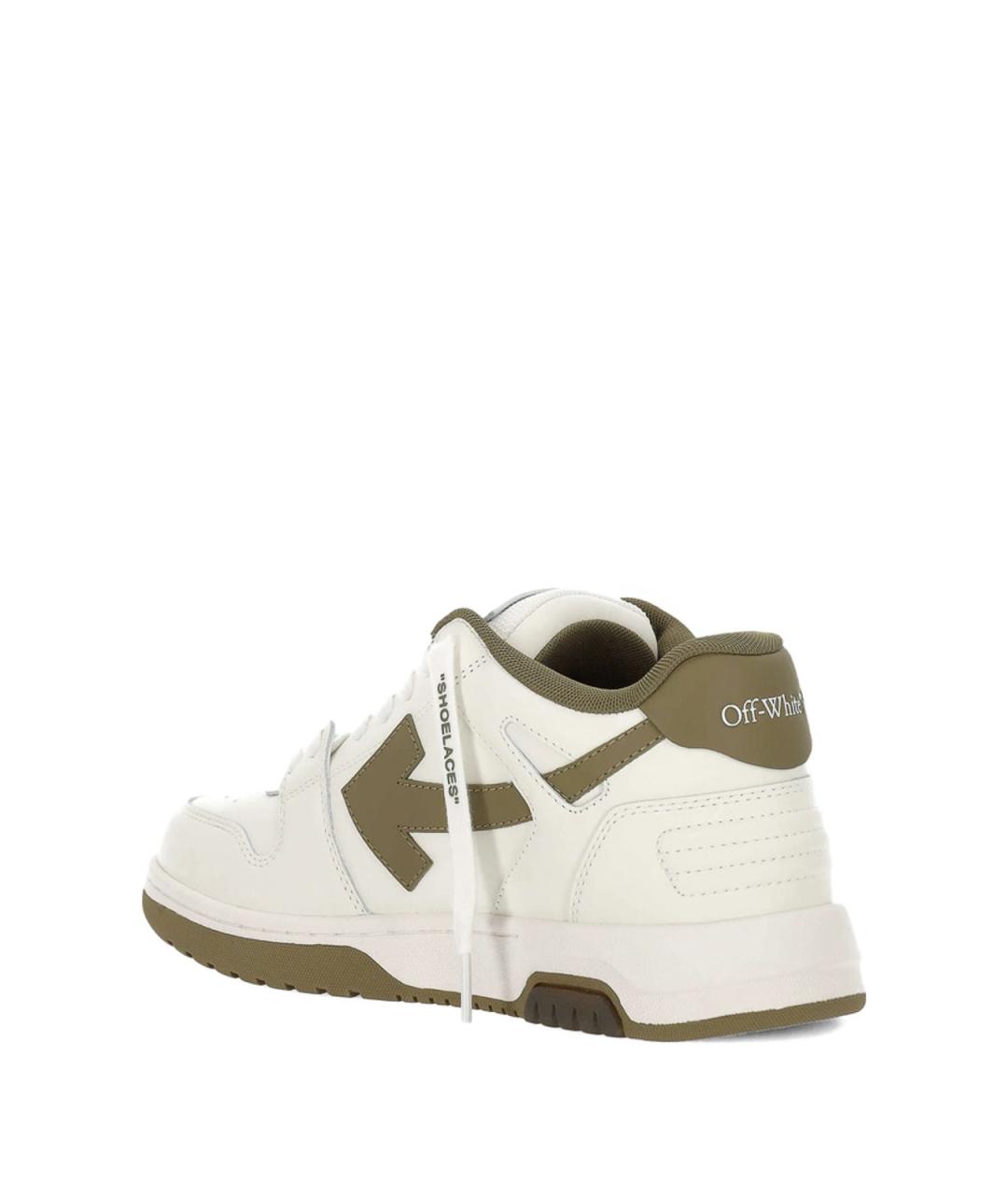 OFF-WHITE Белые резиновые низкие кроссовки / кеды, фото 3
