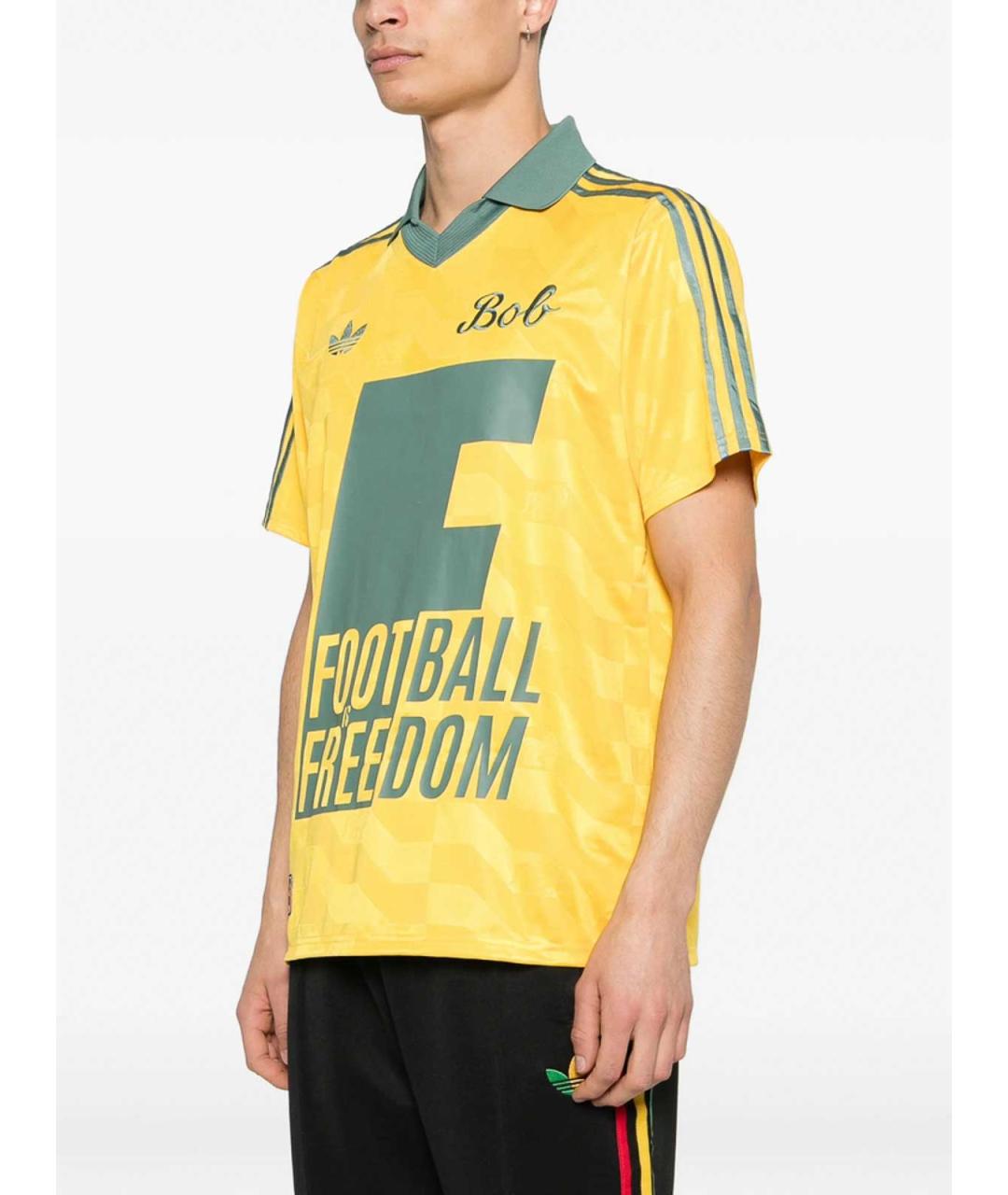 ADIDAS Желтая футболка, фото 5