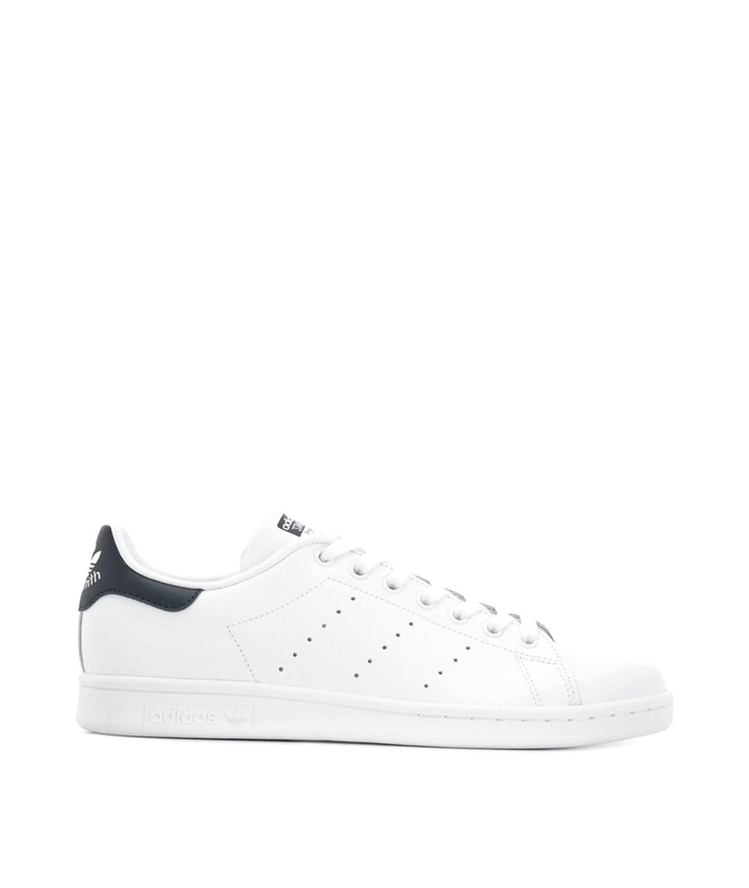 ADIDAS Белые кожаные кеды, фото 1