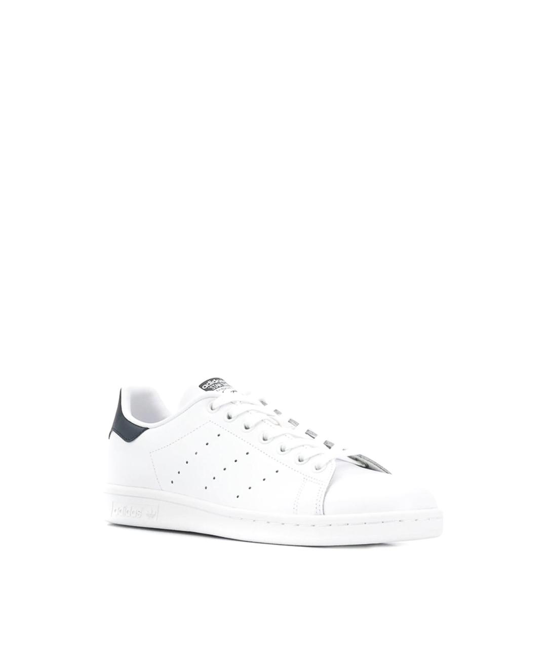 ADIDAS Белые кожаные кеды, фото 2