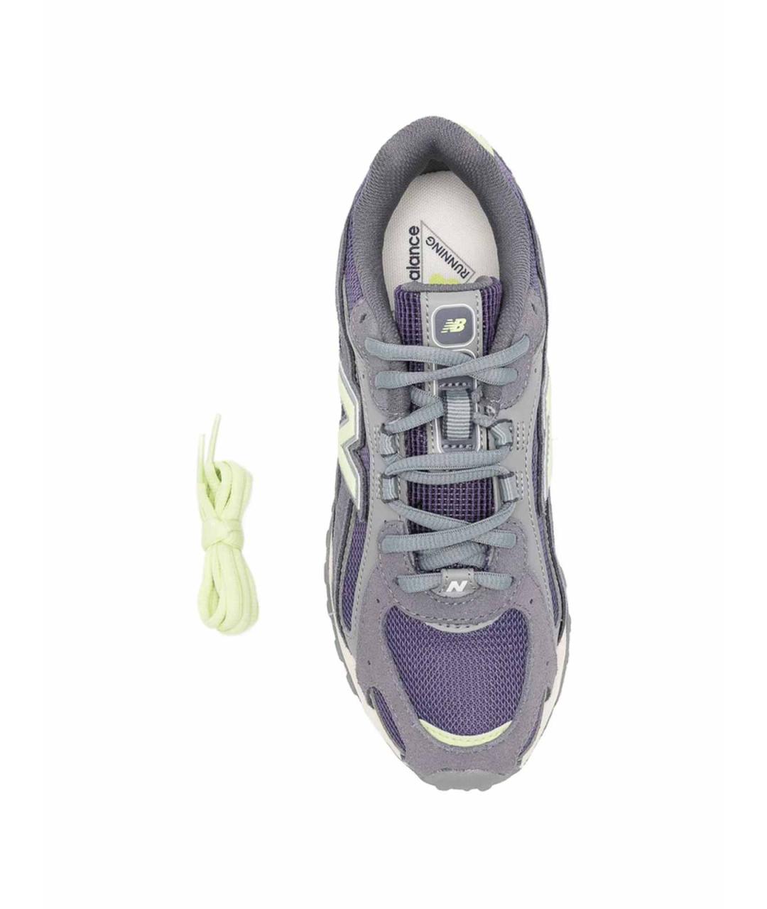 NEW BALANCE Фиолетовые замшевые кроссовки, фото 2