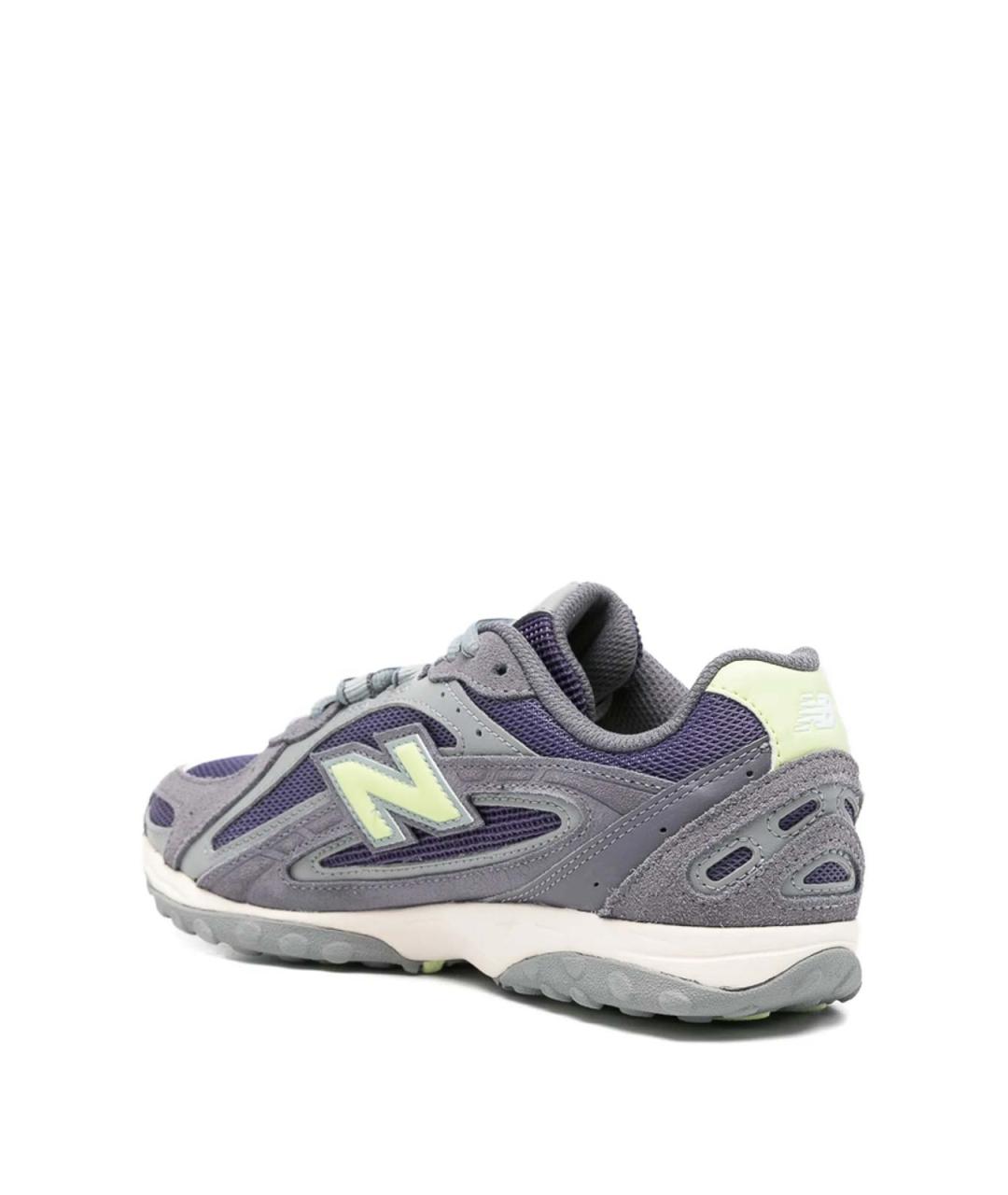 NEW BALANCE Фиолетовые замшевые кроссовки, фото 3