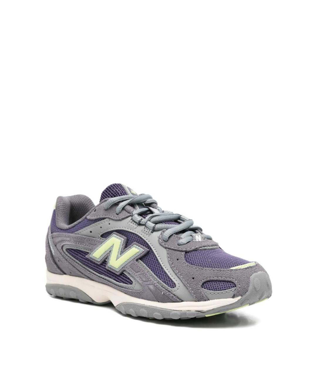 NEW BALANCE Фиолетовые замшевые кроссовки, фото 4