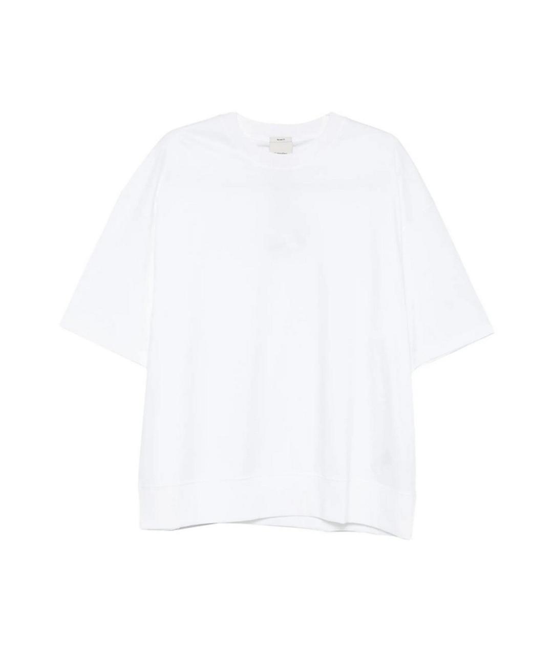CALVIN KLEIN Белая хлопковая футболка, фото 1