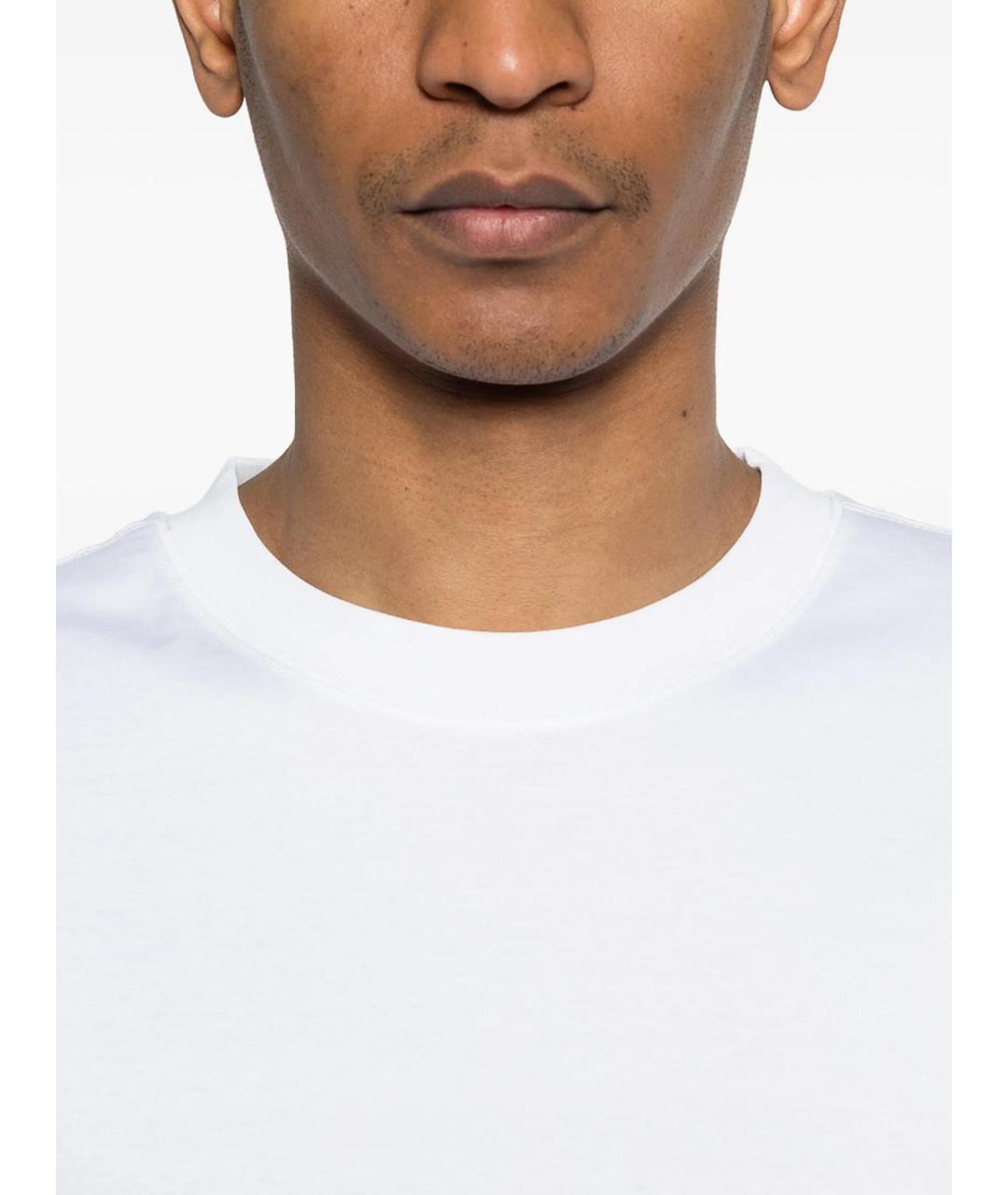 CALVIN KLEIN Белая хлопковая футболка, фото 2