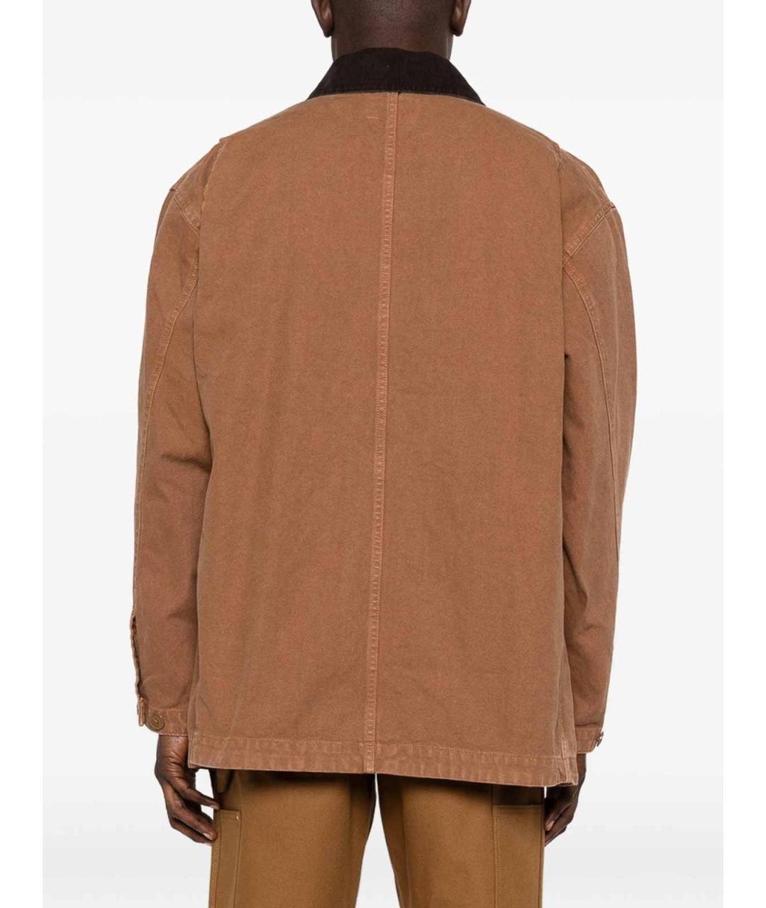 CARHARTT Коричневая хлопковая куртка, фото 3