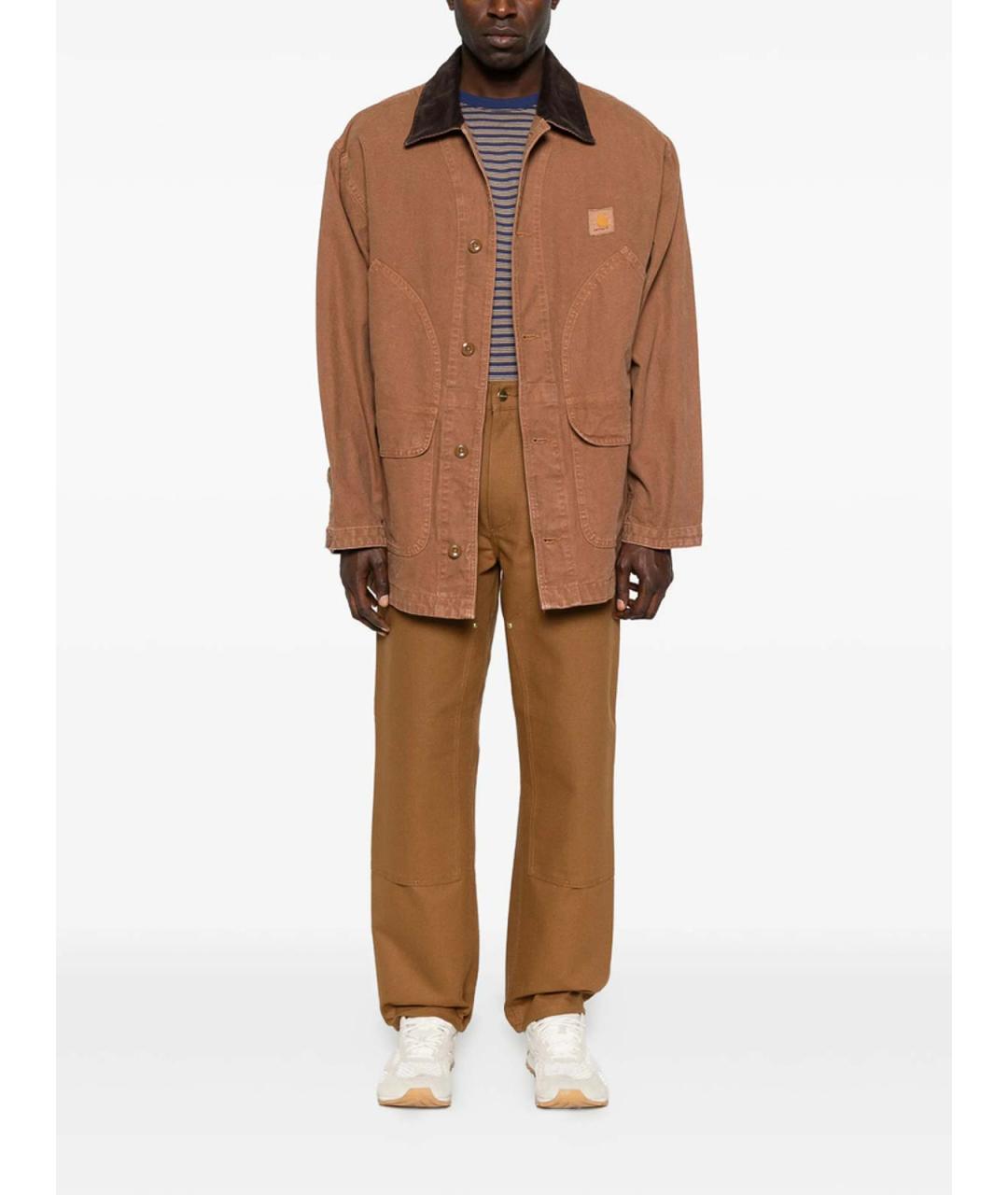 CARHARTT Коричневая хлопковая куртка, фото 5
