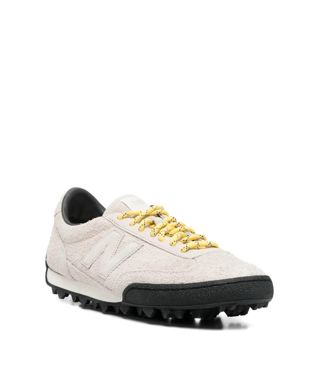 NEW BALANCE Бежевые замшевые низкие кроссовки / кеды, фото 3