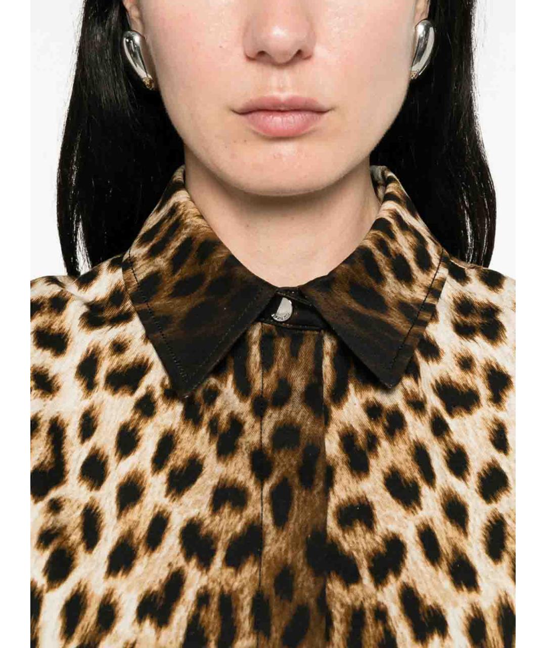 SPORTMAX Розовое хлопковое повседневное платье, фото 2