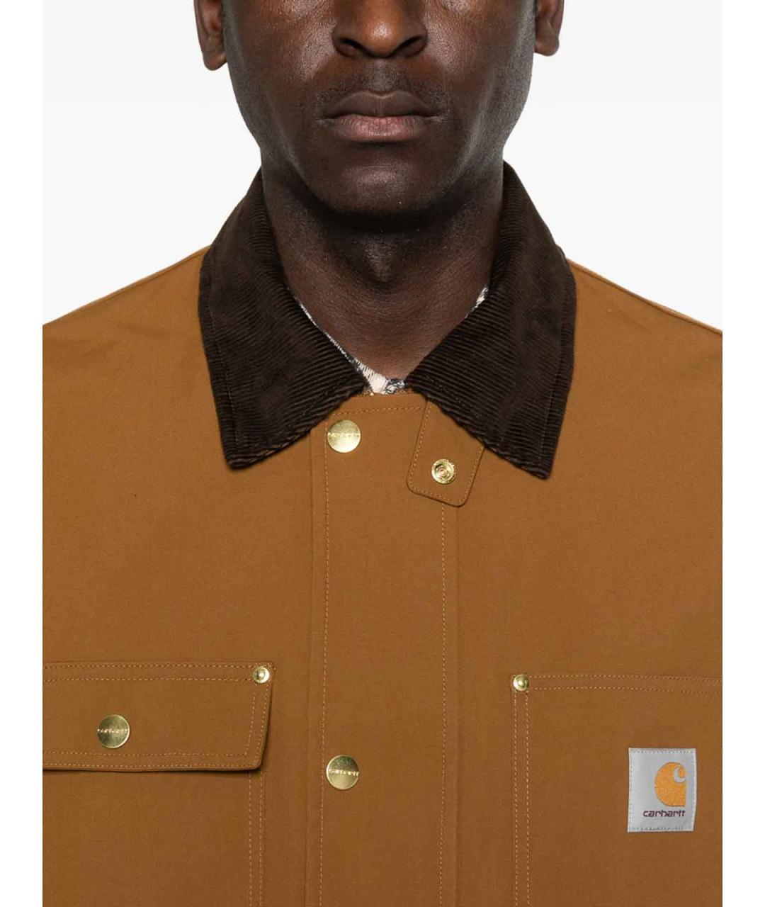 CARHARTT Коричневая хлопковая куртка, фото 3