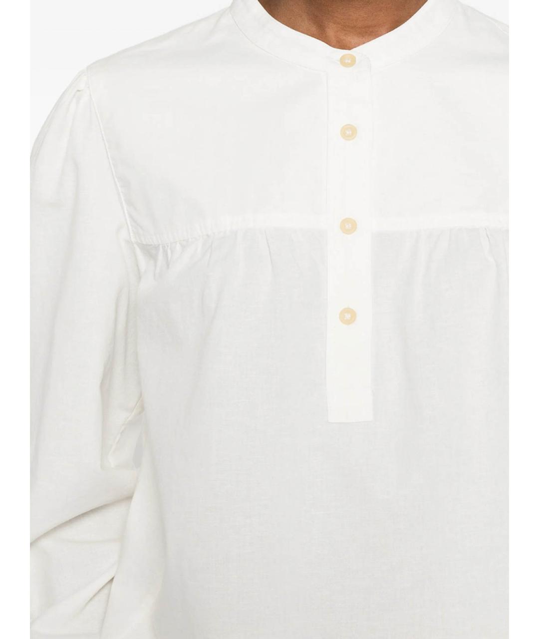 A.P.C. Белая хлопковая рубашка, фото 4