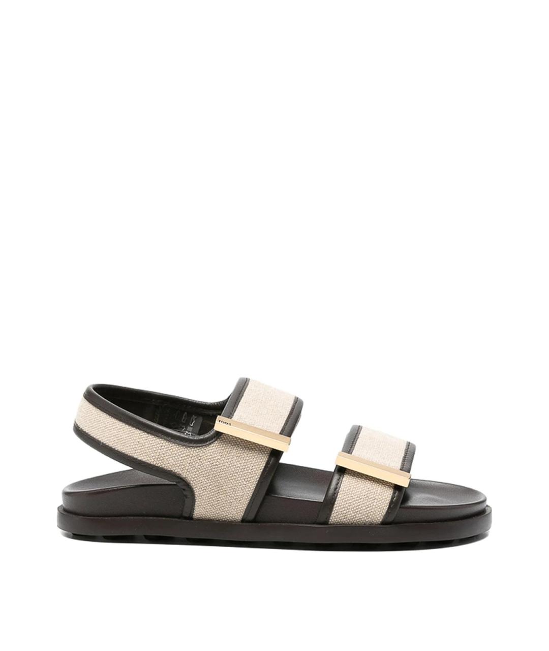 TOD'S Коричневые сандалии, фото 1