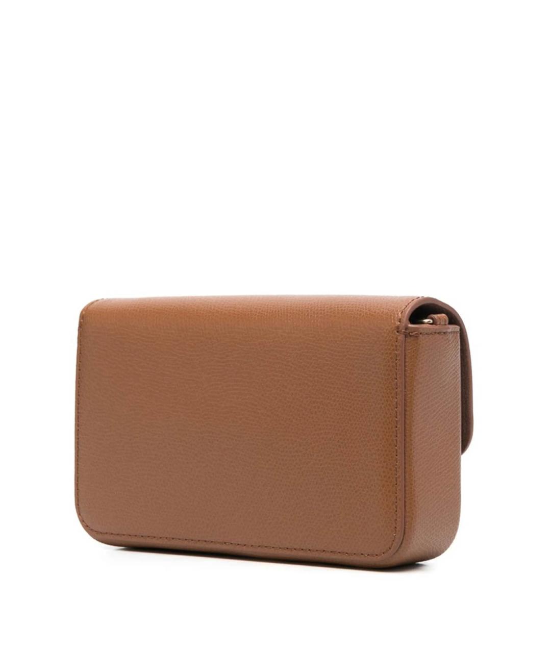 FURLA Коричневая кожаная сумка тоут, фото 4