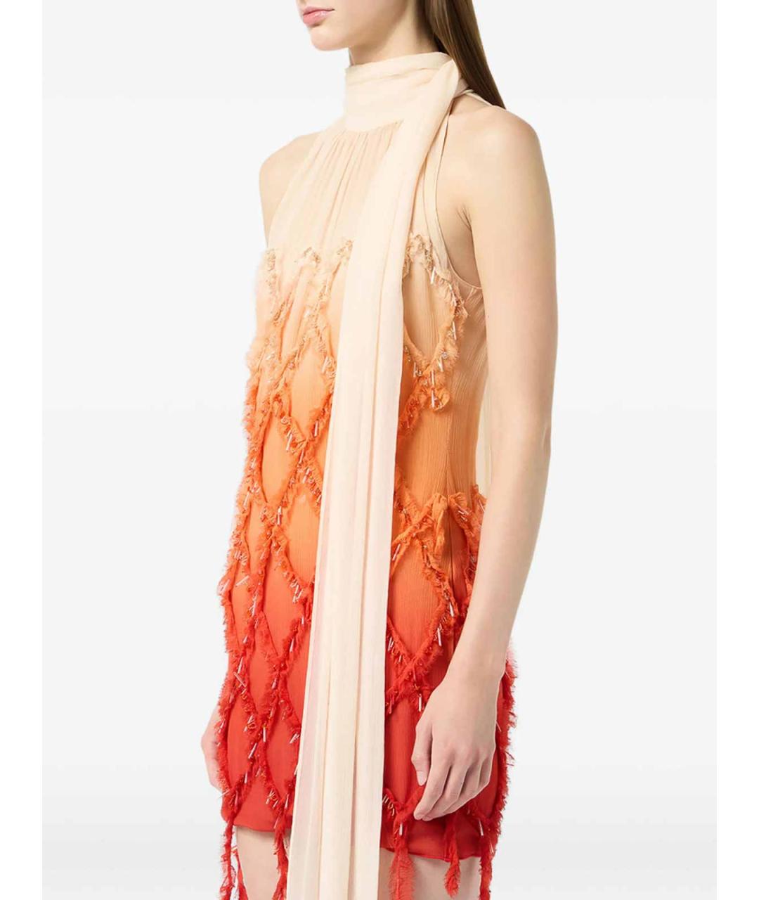 BLUMARINE Мульти вискозное коктейльное платье, фото 5