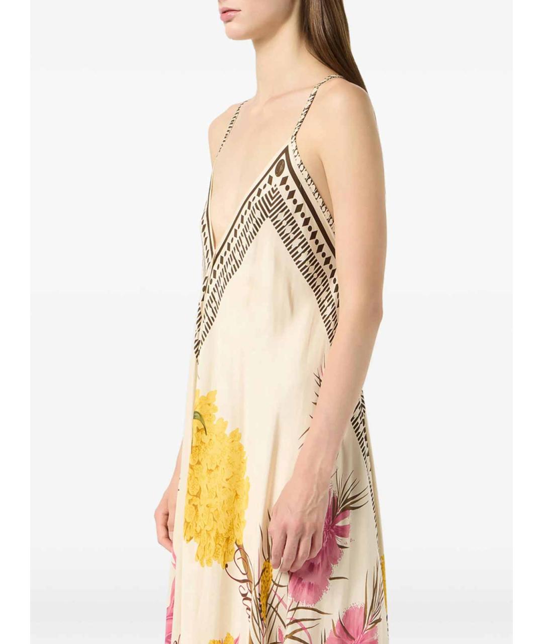 BLUMARINE Розовое вискозное повседневное платье, фото 4