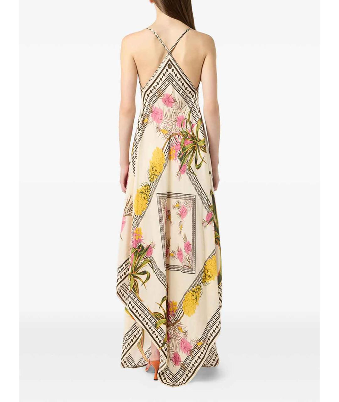 BLUMARINE Розовое вискозное повседневное платье, фото 3