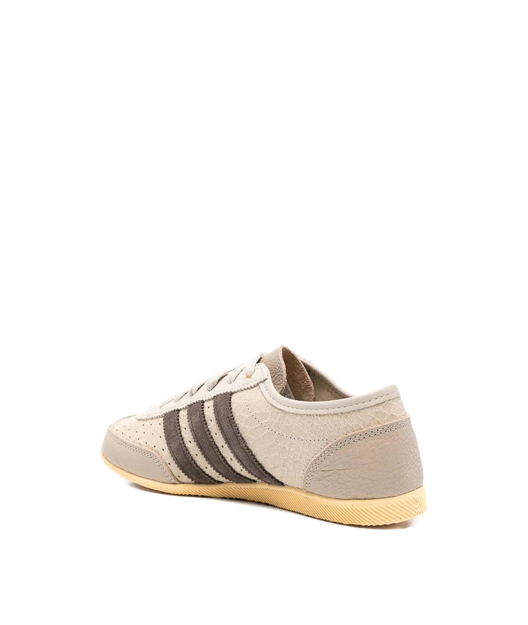 ADIDAS Бежевые замшевые кроссовки, фото 2