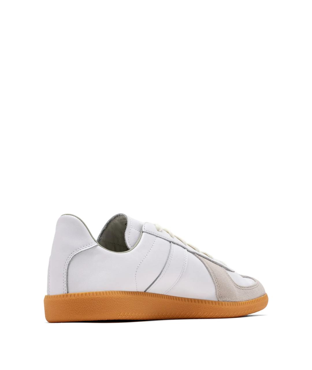 ADIDAS Белые кожаные низкие кроссовки / кеды, фото 4