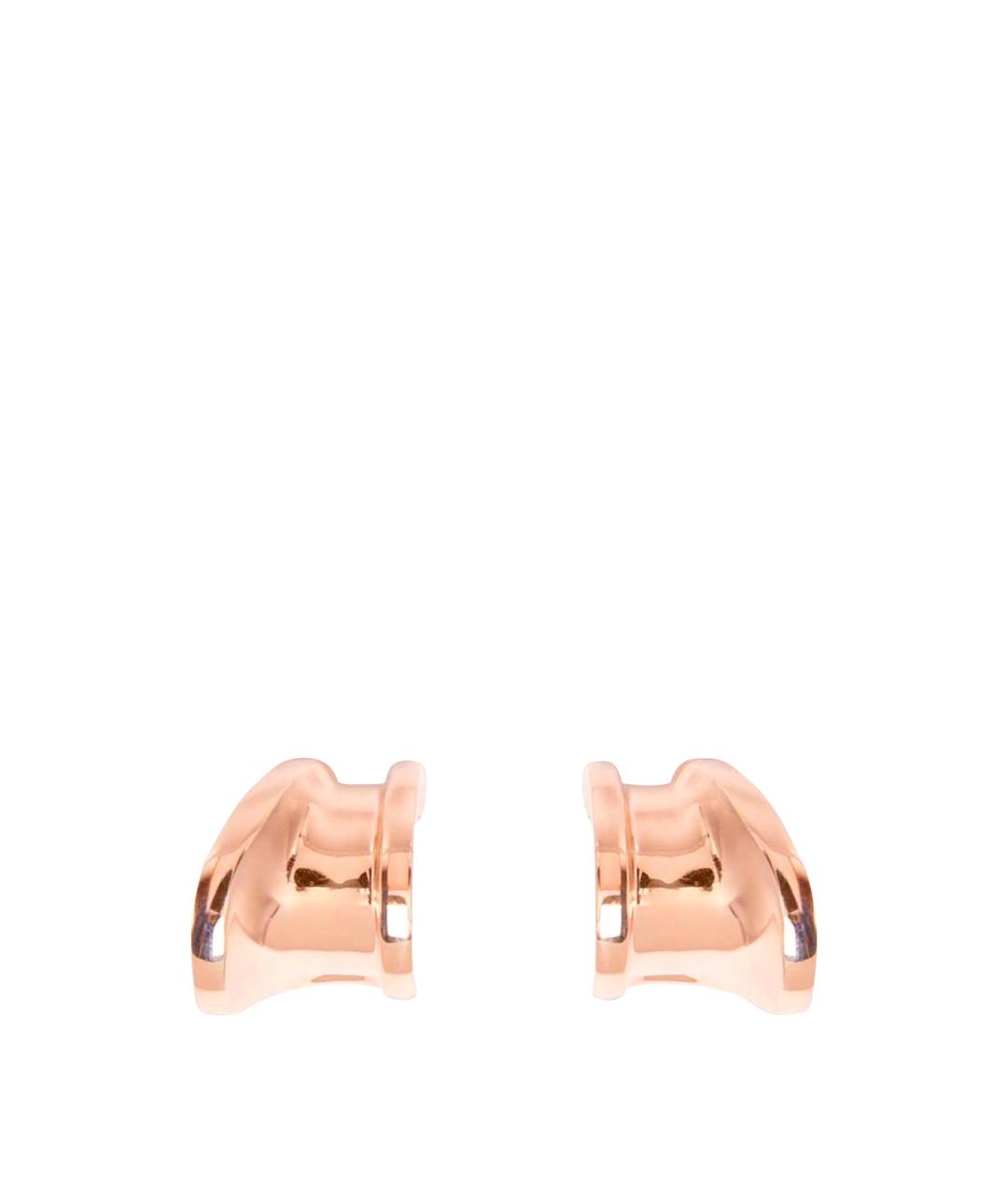 MAX MARA Розовые металлические серьги, фото 1