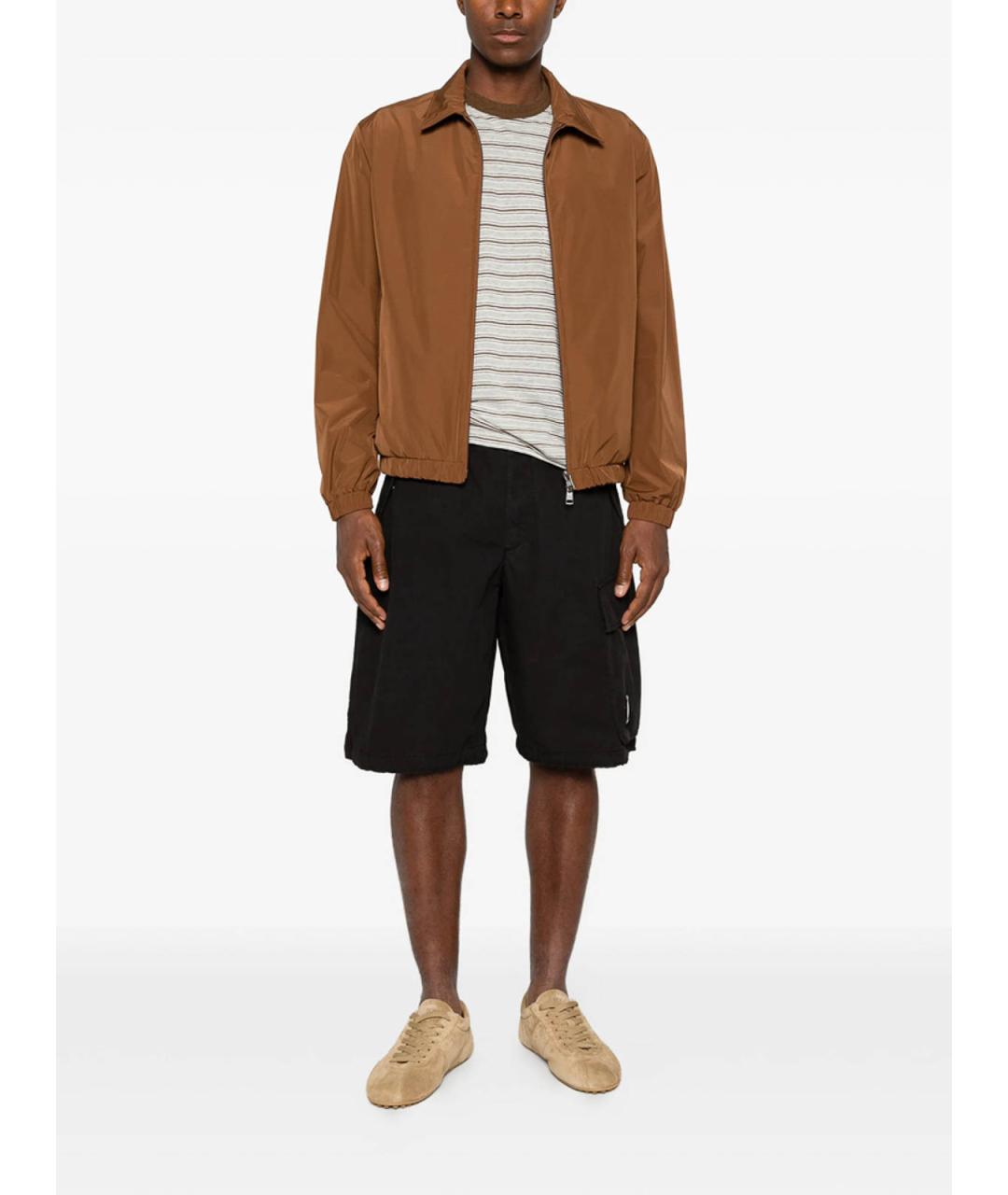CP COMPANY Черные хлопковые шорты, фото 2