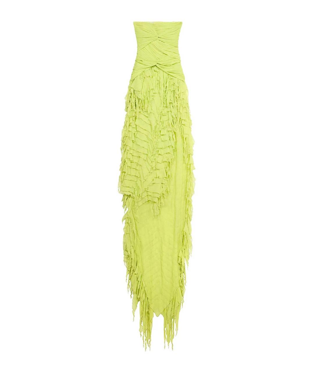 BLUMARINE Зеленое коктейльное платье, фото 1