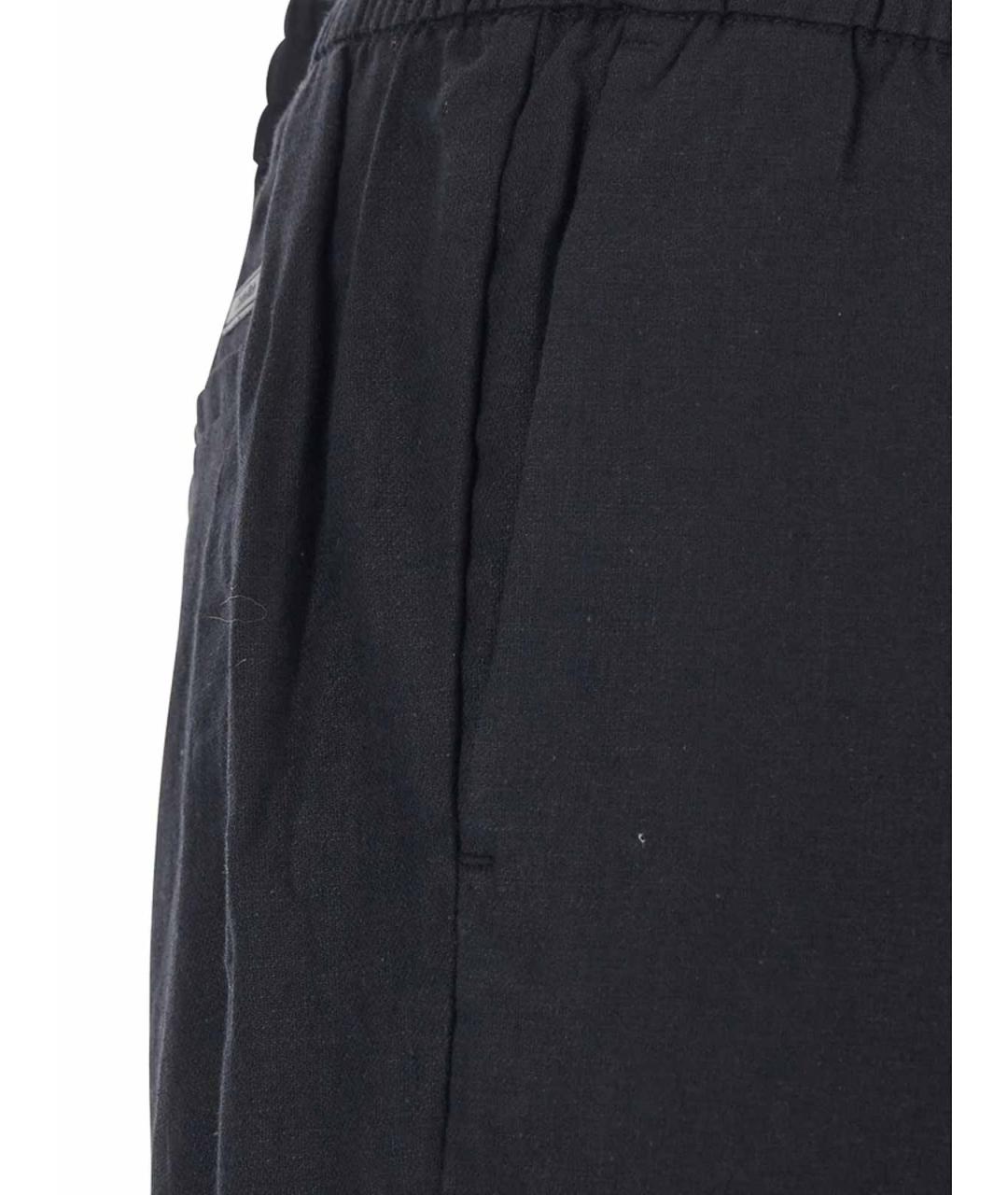 CALVIN KLEIN Черные хлопковые повседневные брюки, фото 2