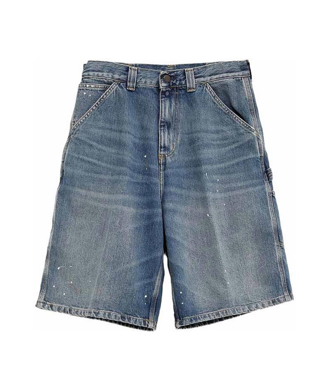 CARHARTT Синие хлопковые шорты, фото 1