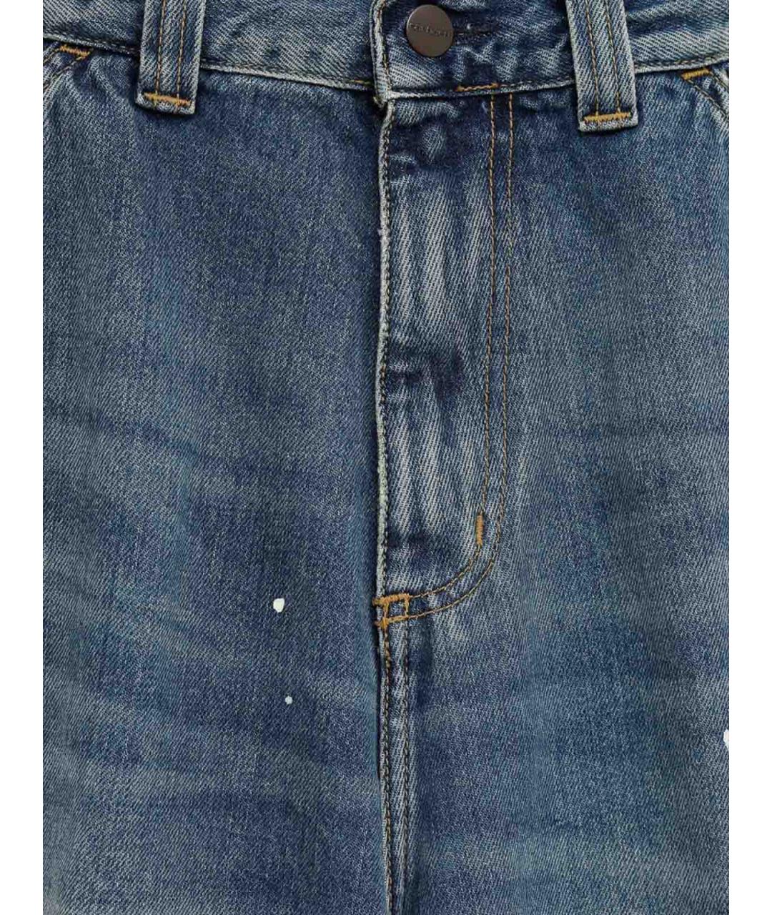 CARHARTT Синие хлопковые шорты, фото 3