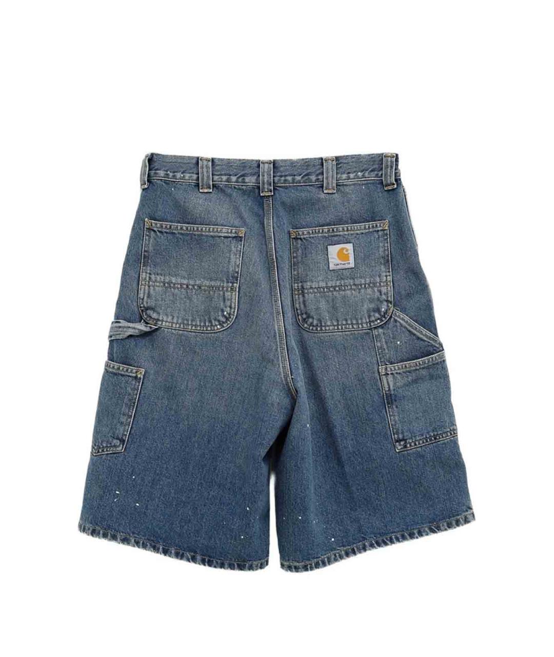 CARHARTT Синие хлопковые шорты, фото 2