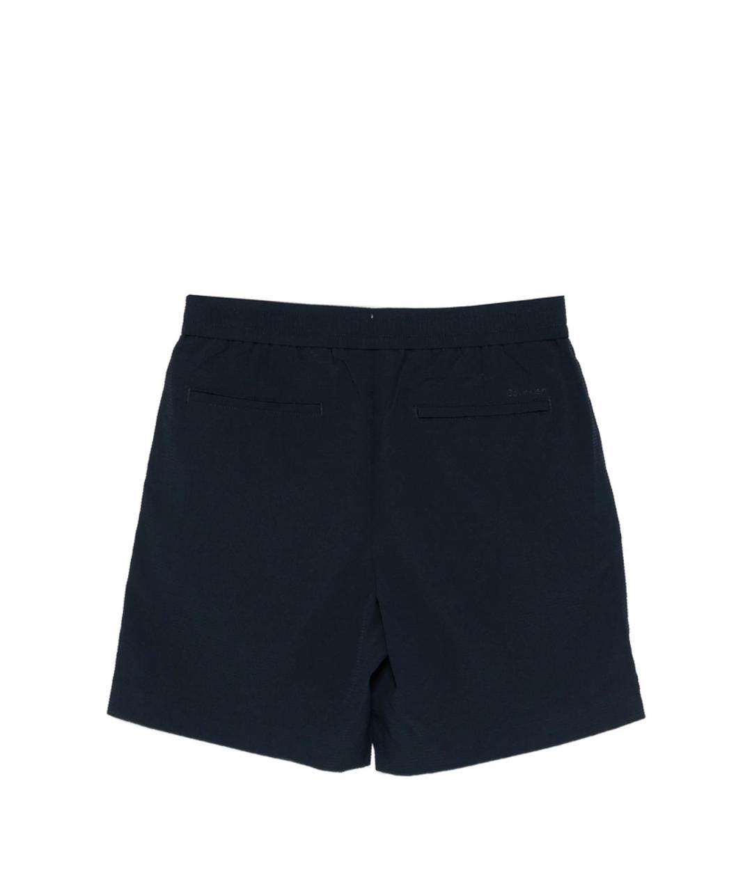 CALVIN KLEIN Синие полиэстеровые шорты, фото 3