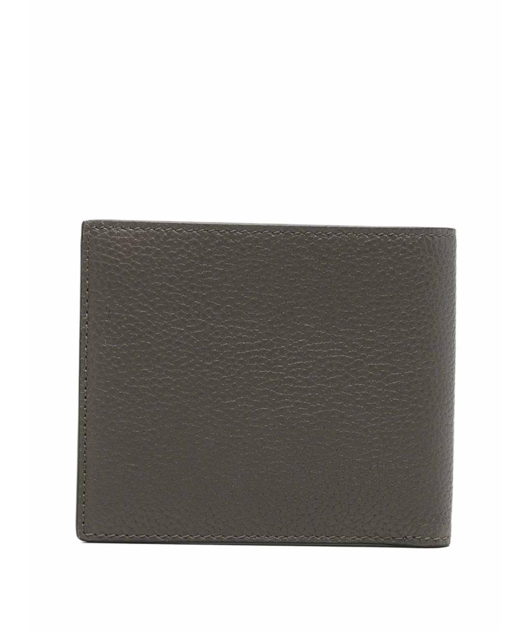 TOM FORD Серый кожаный кошелек, фото 2