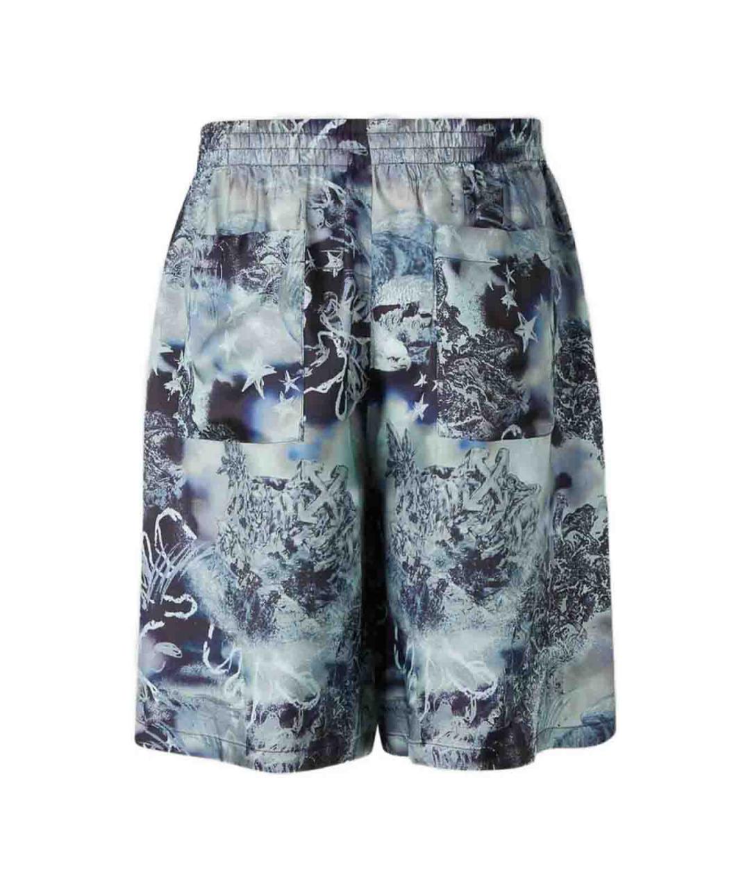 OFF-WHITE Синие шорты, фото 4