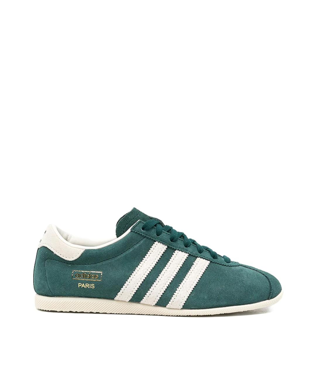 ADIDAS Зеленые замшевые кроссовки, фото 1
