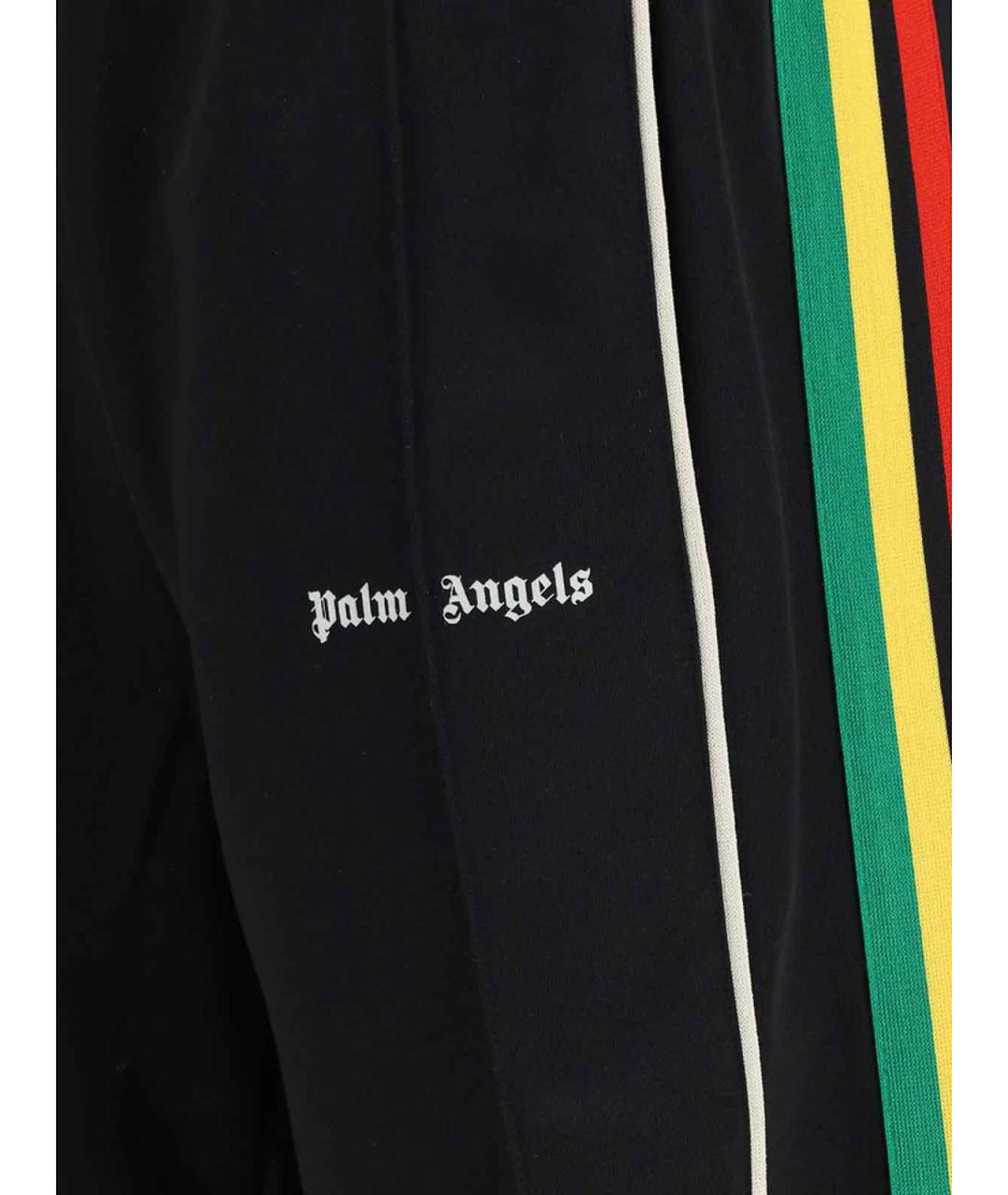 PALM ANGELS Черные полиэстеровые повседневные брюки, фото 2