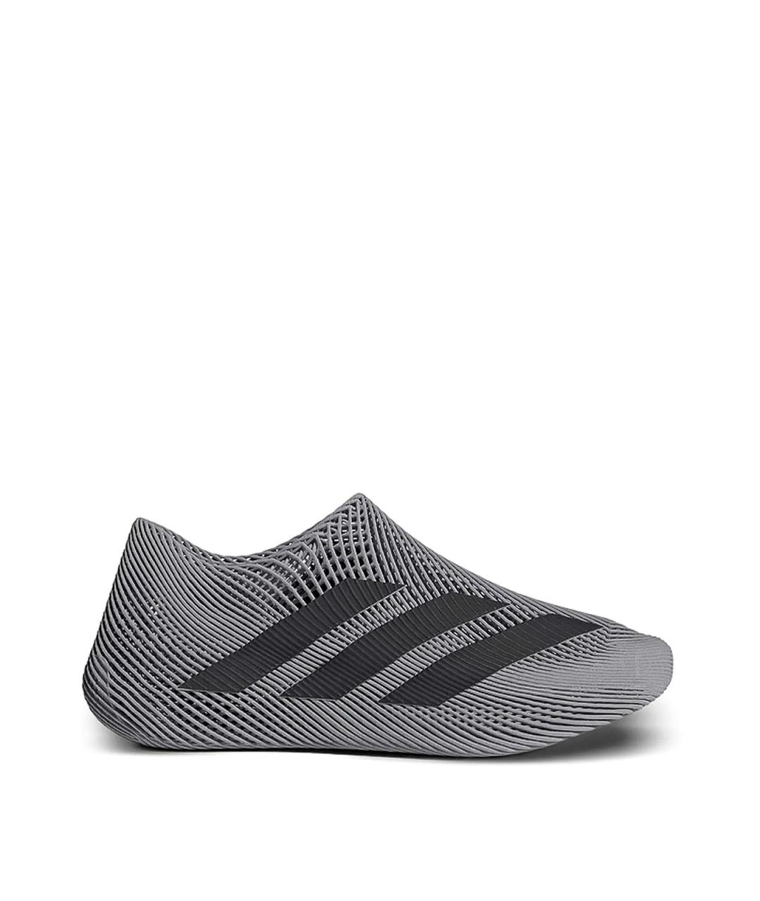 ADIDAS Серые резиновые низкие кроссовки / кеды, фото 1