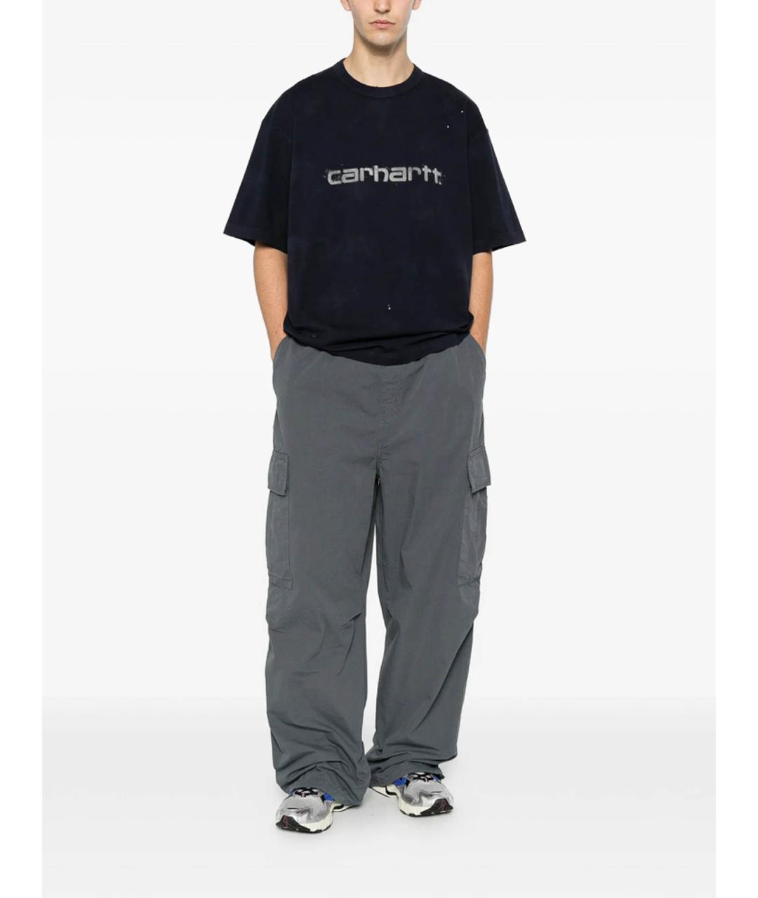 CARHARTT Серые хлопковые повседневные брюки, фото 4