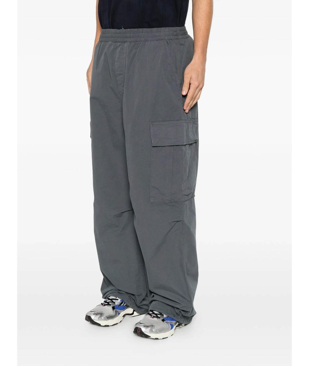 CARHARTT Серые хлопковые повседневные брюки, фото 5