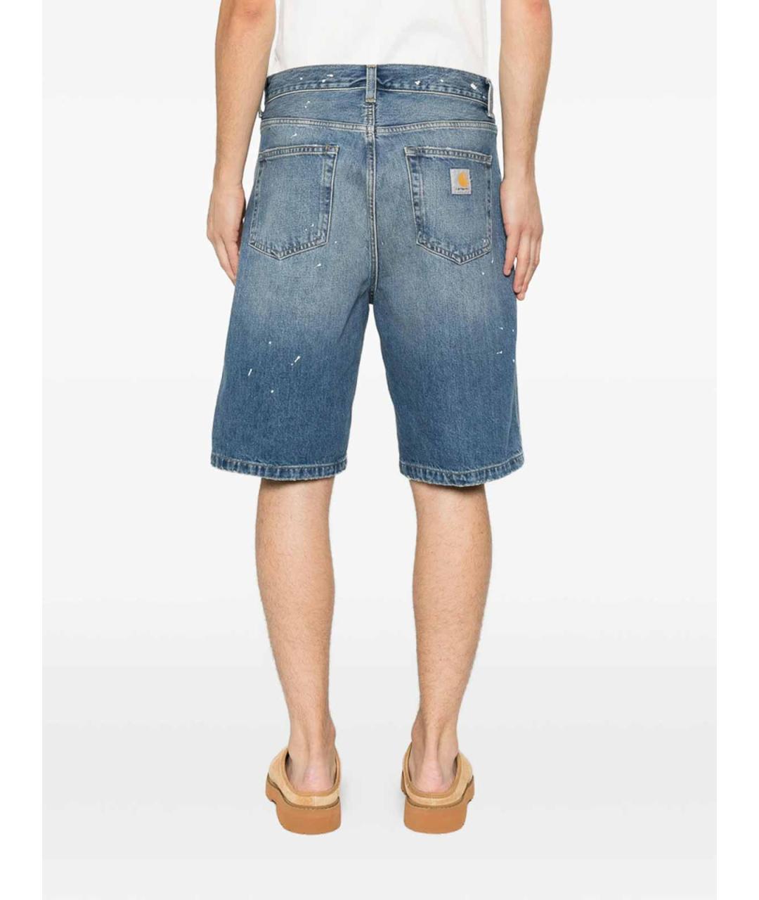 CARHARTT Синие хлопковые шорты, фото 5