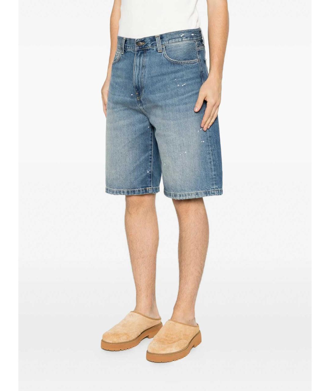CARHARTT Синие хлопковые шорты, фото 2