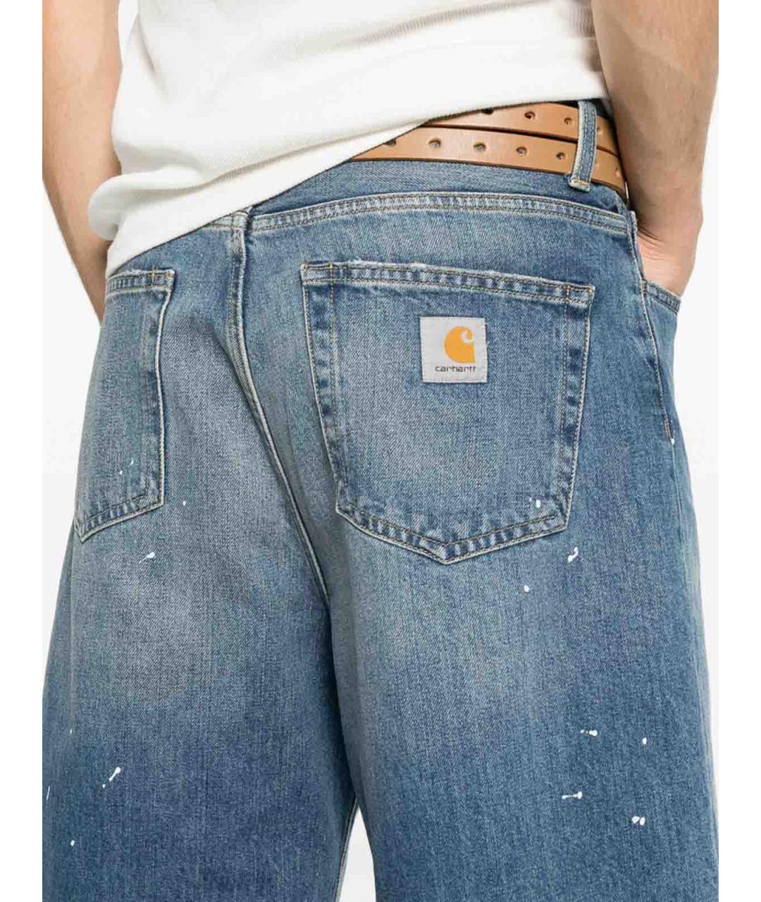 CARHARTT Синие хлопковые шорты, фото 4
