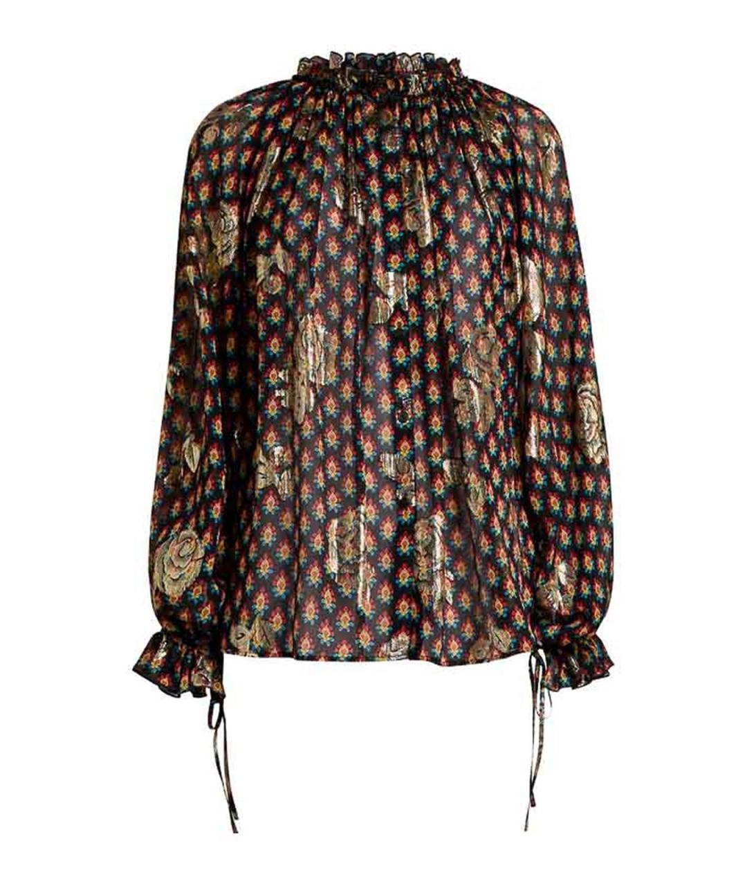 ETRO Черная шелковая рубашка, фото 1