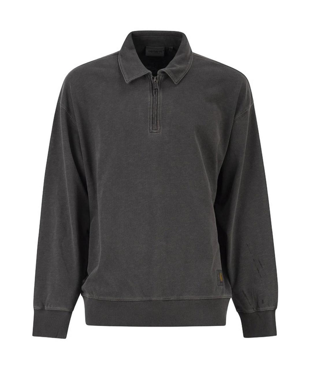 CARHARTT Серый хлопковый джемпер / свитер, фото 1